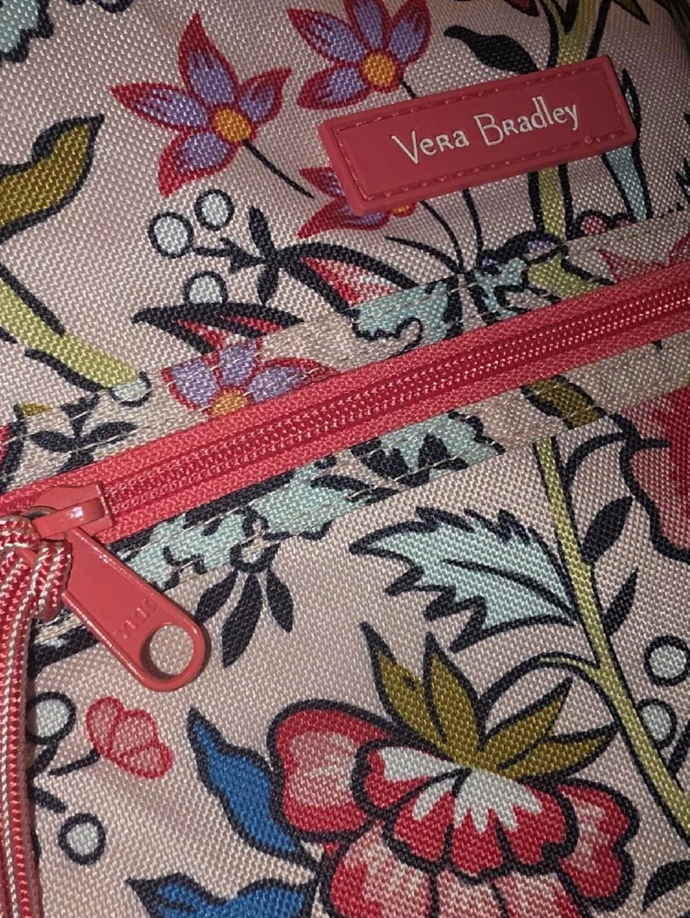 Vera Bradley Floral Print Backpack - Pink, Purple, Yellow
